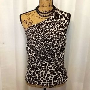 𝅺Gambattista Valli one shoulder blouse